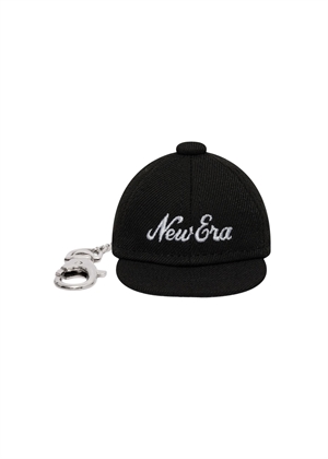 New Era mini cap keychain Black/White New Era